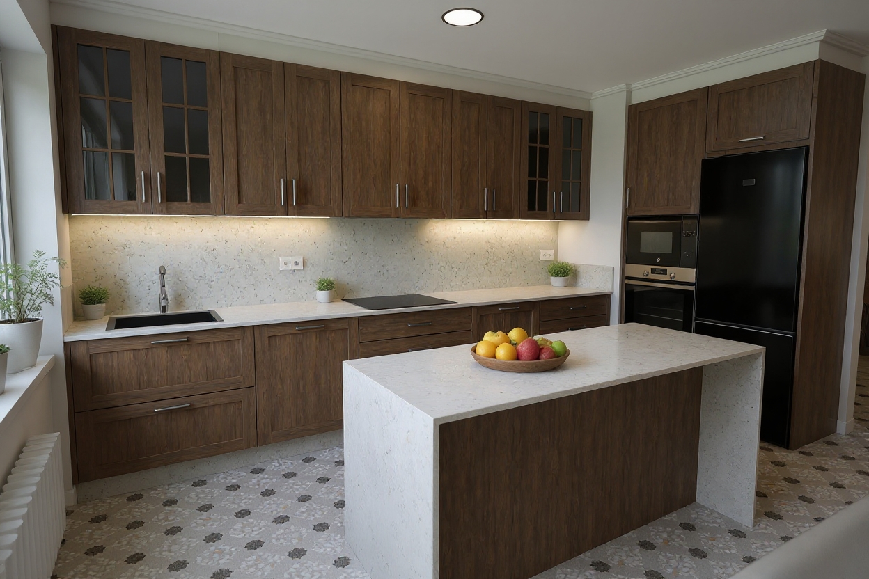 Cocina con isla - Cocinas Florentino